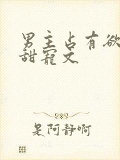 男主占有欲强的甜宠文