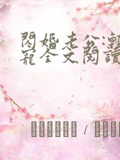 闪婚老公:轻点宠全文阅读全文