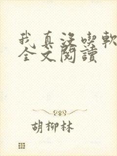 我真没吃软饭 全文阅读