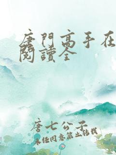 唐门高手在异世阅读全