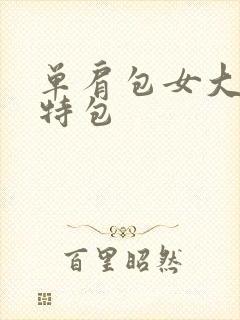 单肩包女大包托特包