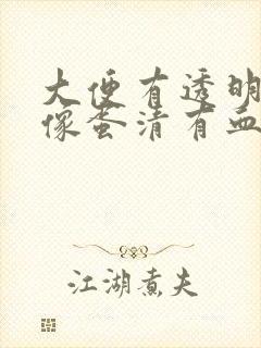 大便有透明粘液像蛋清有血丝