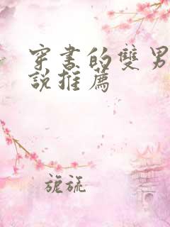 穿书的双男主小说推荐