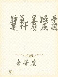 脾气暴躁爱发火是什么原因