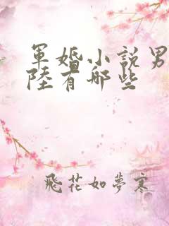 军婚小说男主姓陆有哪些