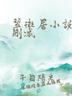 翠微居小说网无删减