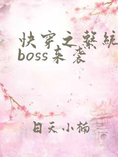 快穿之系统反派boss来袭
