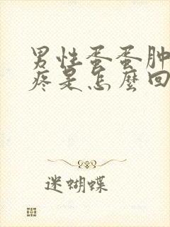 男性蛋蛋肿了很疼是怎么回事