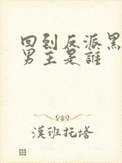 回到反派黑化前男主是谁