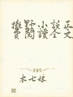 撒野小说正版免费阅读全文无删减