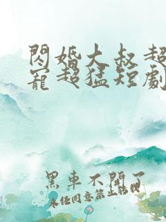 闪婚大叔超棒超宠超猛短剧全集大结局