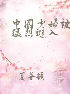 中国少妇被黑人猛烈进入