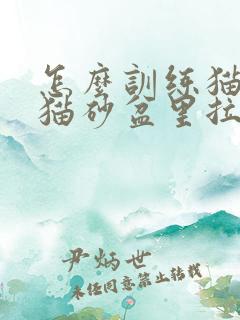 怎么训练猫咪在猫砂盆里拉屎呢