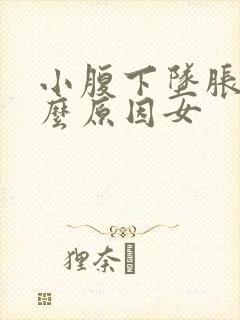 小腹下坠胀痛什么原因女