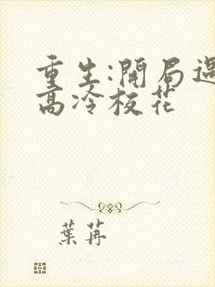 重生:开局遇到高冷校花