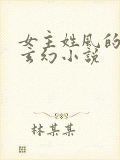 女主姓风的穿越玄幻小说