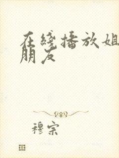 在线播放姐姐的朋友