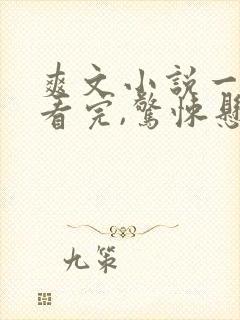 爽文小说一口气看完,惊悚悬疑恐怖