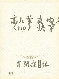 高h荤爽肉欲文〈np〉快穿