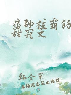 痞帅校霸的校园甜宠文