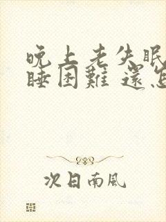 晚上老失眠 入睡困难 还怎么办