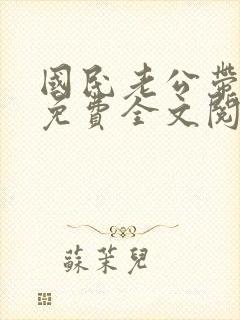 国民老公带回家免费全文阅读