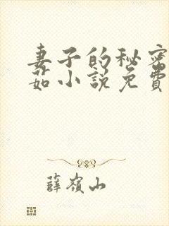 妻子的秘密林雅茹小说免费阅读