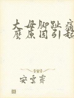 大母脚趾痛是什么原因引起的