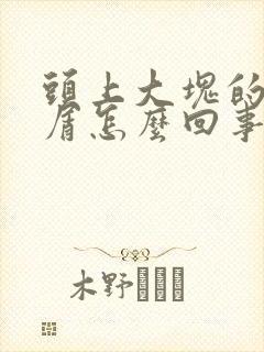 头上大块的头皮屑怎么回事