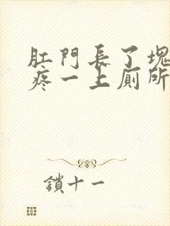 肛门长了块肉还疼一上厕所就出血