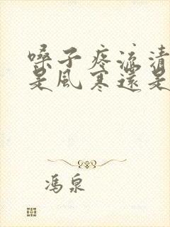 嗓子疼流清鼻涕是风寒还是风热