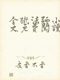 全职法师小说全文免费阅读完整版