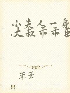 小夫人一身反骨,大叔乖乖臣服txt全本