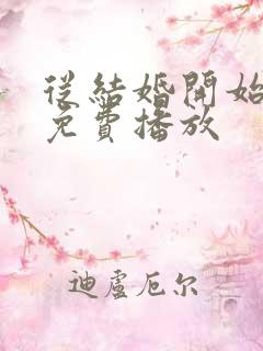 从结婚开始恋爱免费播放