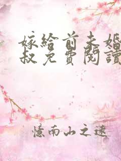 嫁给前未婚夫小叔免费阅读全文