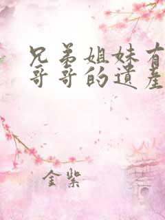 兄弟姐妹有继承哥哥的遗产权利吗