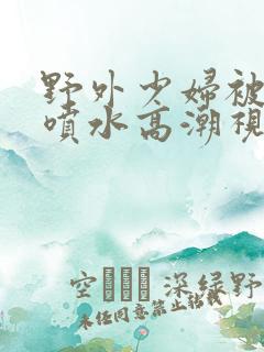 野外少妇被弄的喷水高潮视频