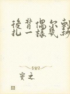 后背偶尔刺痛针扎一样几秒就好了