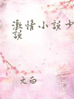 激情小说少妇小说