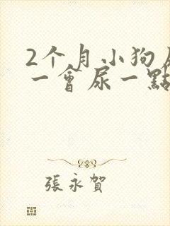 2个月小狗尿频一会尿一点