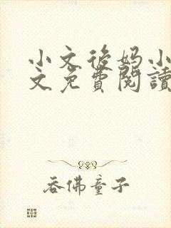 小文后妈小说全文免费阅读最新章节