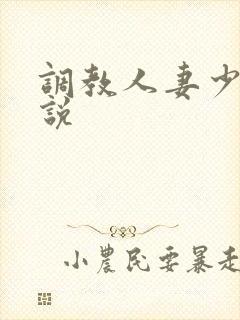调教人妻少妇小说