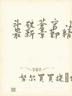 斗破苍穹 小说最新章节精校版