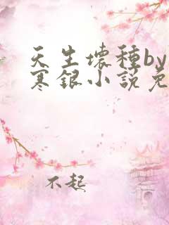 天生坏种by不寒银小说免费阅读笔趣阁