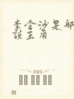 李含沙是哪部小说主角