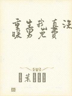 重生我真没想当暖男免费