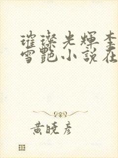 璀璨光辉李恒秦雪艳小说在线阅读