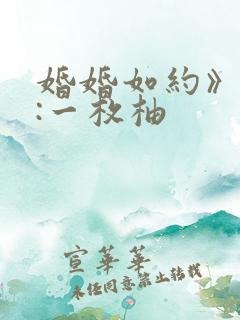 婚婚如约》作者:一枚柚