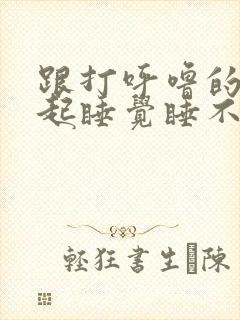 跟打呼噜的人一起睡觉睡不着咋办