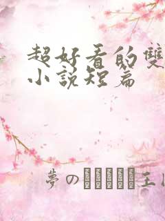 超好看的双男主小说短篇